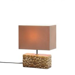 Gorgeous Smooth Rocks Table Lamp