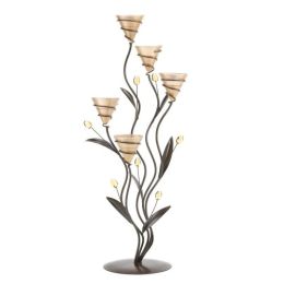 Large Golden Dawn Lily Candleholder