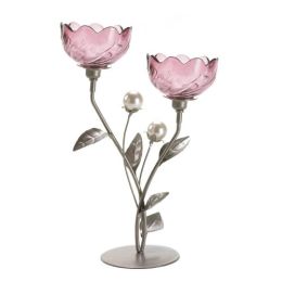 Mulberry Blooms Candleholder
