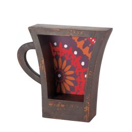Dark Coffee Cup Shelf