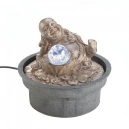 Happy Buddha Tabletop Water Fountain