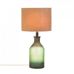 Gradient Green Bottle Table Lamp