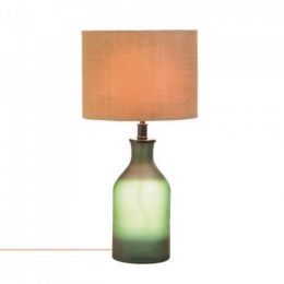 Gradient Green Bottle Table Lamp