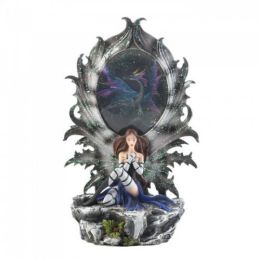 Fairy And Dragon Lighted Figurine