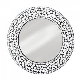 Round Mosaic Wall Mirror