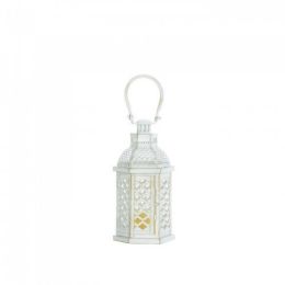 White Moroccan Glamour Lantern
