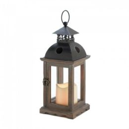 Small Monticello Lantern With Led Candle