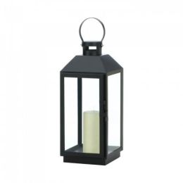 Large Ebony Candle Lantern