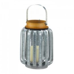 Large Galvanized Metal Lantern