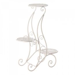 Curlicue Design 3-tier Plant Stand