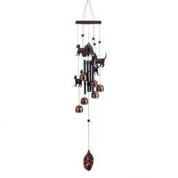 26' Bronze Cats Wind Chimes