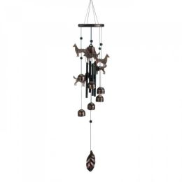 26' Bronze Dogs Wind Chimes