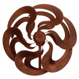 75' Bronze Flower Windmill Stake