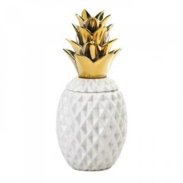 13' Gold Topped Pineapple Jar