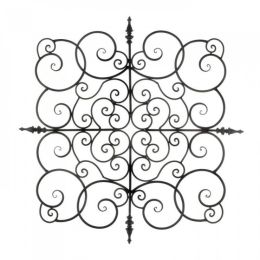 Square Fleur-de-lis Wall Plaque