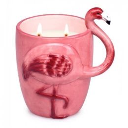 Pink Flamingo Candle Cup