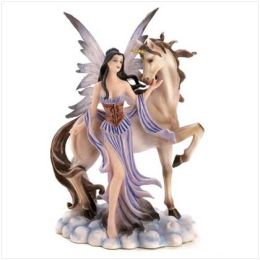 Fairy And Unicorn Figurine