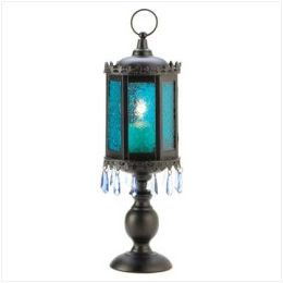 Exotic Azure Pedestal Lantern