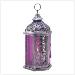 Enchanted Fuschia Candle Lantern