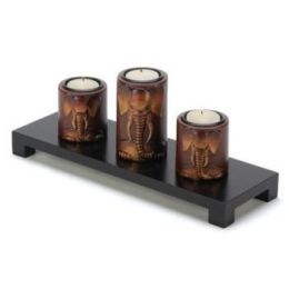 Elephant Tealight Candleholders Set