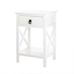 Classic White Side Table
