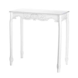 Distressed White Hallway Table