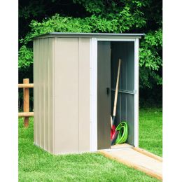 Outdoor Lawn Garden Tool Storage Shed - 3.5-Ft x 4.5-Ft