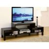 Modern 60-inch TV Stand with Audio Video Media Storage Shelves