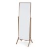 Contemporary Cheval Floor Mirror in Driftwood Finish