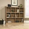 Scribed Oak Wood Finish 53-inch Wide 3-Shelf Bookcase Bookshelf - Made in USA