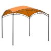 10Ft x 10Ft Dome Top Gazebo Shade Tent Bronze Terra Cotta