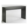 Contemporary Espresso Black Wood Grain Sofa Table Living Room Console Table