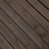 Dark Brown Stain 6-Ft Fir Wood Garden Bridge