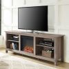 Driftwood 70-inch TV Stand Space Heater Electric Fireplace