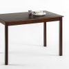 Classic 45 x 28 inch Wooden Dining Table in Espresso Finish