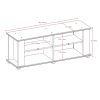 Contemporary Black TV Stand - Fits up to 54-inch TVs