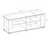 Contemporary Black TV Stand - Fits up to 54-inch TVs