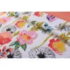 Full/Queen Flowers 100% Cotton Reversible Quilt Coverlet Bedspread Set