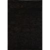 Hand-knotted Vegetable Dye Solo Liquorice Hemp Rug (5' x 8')