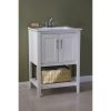 23-inch Bathroom Vanity Set with White Porcelain Top
