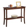 Mahogany 2 Tier Console Table