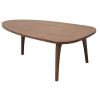 Mid-Century Modern Living Room Triangular Wood Coffee Table