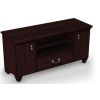 48-inch Eco-Friendly TV Stand in Dark Mahogany