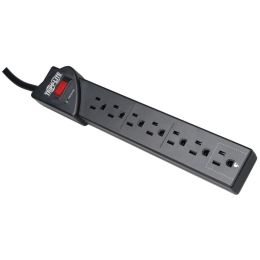 Tripp Lite 7-outlet Surge Protector (12ft Cord; Black)