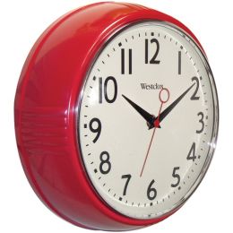 Westclox 9.5" Retro 1950s Kitchen Wall Clock