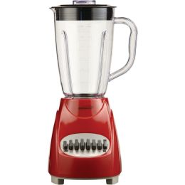 Brentwood 12-speed Blender With Plastic Jar (red)