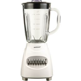 Brentwood 12-speed Blender With Glass Jar (white)