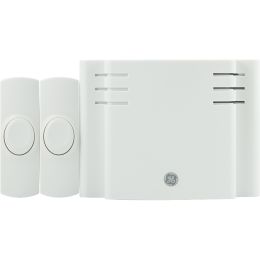 Ge Battery-operated 8-melody Door Chime With 2 Pushbuttons