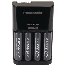 Panasonic 4-position Charger With Aa Eneloop Xx Batteries 4 Pk