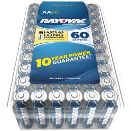 Rayovac Alkaline Batteries Reclosable Pro Pack (aa 60 Pk)